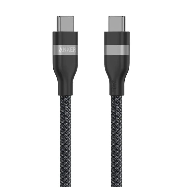 Anker USB C to USB C 240W Upcycled-Braided Fast Charging Cable A82E2